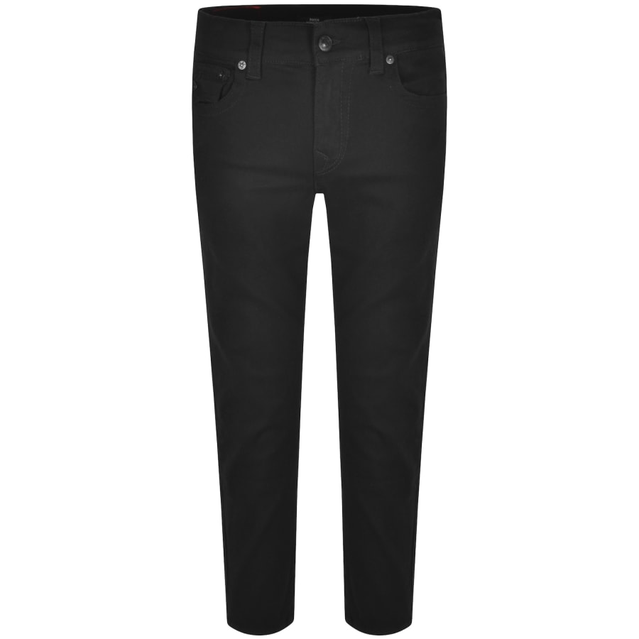 True Religion Rocco Flap Jeans Black | Mainline Menswear